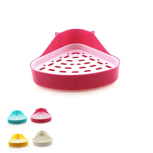 Supvox Ecktoilette für Kleintiere Dreieckig Platzsparend Doppellagig Robust Babykaninchen Chinchilla Meerschweinchen Frettchen Toilettentrainer Zubehör Zufällige Farbe Zufällige Farbe Supvox Ecktoilette für Kleintiere Dreieckig Platzsparend Doppellagig Robust Babykaninchen Chinchilla Meerschweinchen Frettchen Toilettentrainer Zubehör Zufällige Farbe Zufällige Farbe von Supvox