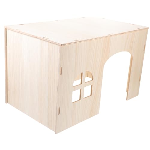 Supvox Kleintier Holzhaus Für Hamster Meerschweinchen Und Eichhörnchen Multifunktionales Versteck Und Schlafplatz Sicher Und Spaß Für Kleine Haustiere Supvox Kleintier Holzhaus Für Hamster Meerschweinchen Und Eichhörnchen Multifunktionales Versteck Und Schlafplatz Sicher Und Spaß Für Kleine Haustiere von Supvox