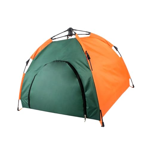 Supvox Faltbares Tragbares Outdoor Haustierzelt aus Polyester Regen Sonnenschutz Leicht zu Reinigen Stabiler Rahmen für Drinnen und Draußen Kompakt zum Verstauen und Mitnehmen für Hunde von Supvox