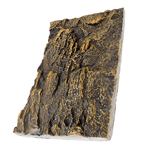 Supvox Felsenplattendekoration Für Reptilien Hintergrund des Bärtigen Drachenpanzers 3D-Terrarium-Hintergrund Tank Reptilien-Terrarium-Hintergrund Schlange Pu von Supvox