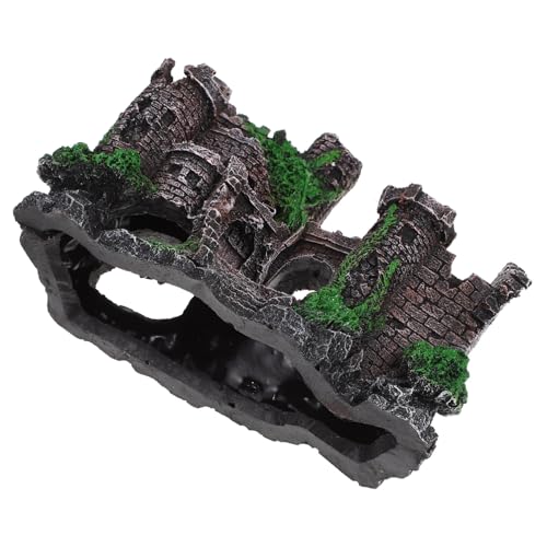 Supvox Fischversteck Aquarium Schloss Ornament Shrimp Shelter aus Ungiftigem Material Dekoratives Aquarium Zubehör Natürliches Versteck für Garnelen und Fische Pflegeleicht Schont Supvox Fischversteck Aquarium Schloss Ornament Shrimp Shelter aus Ungiftigem Material Dekoratives Aquarium Zubehör Natürliches Versteck für Garnelen und Fische Pflegeleicht Schont von Supvox