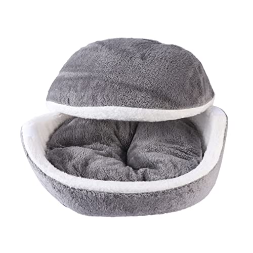 Supvox hundehaus Bett Bodenfilter Herbst- und Winterhaus Haustiermatte abnehmbar kleine hundebetten kuschelbett haustierbett dogbed Haustier warmes Katzenbett Hamburger Katzenhaus von Supvox