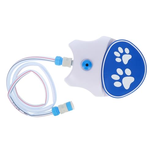 Supvox Fußbetätigter Trinkspender für Hunde mit Schlauch Interaktives Wasserspielzeug für Outdoor und Tägliche Nutzung von Supvox