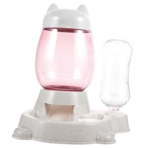 Supvox Futterautomat automatischer Wasserspender Nassfutterspender für Katzen pet Feeder Tier Kunststoffbehälter Wasserspender für Welpen Lebensmittelspender Kleiner Hund Wasserzufuhr pp Supvox Futterautomat automatischer Wasserspender Nassfutterspender für Katzen pet Feeder Tier Kunststoffbehälter Wasserspender für Welpen Lebensmittelspender Kleiner Hund Wasserzufuhr pp von Supvox