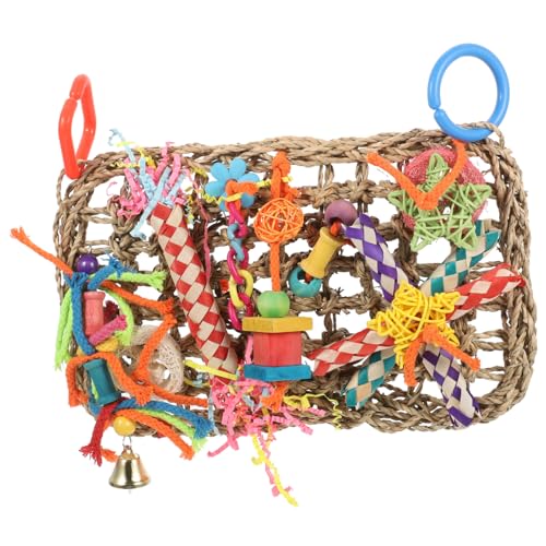 Supvox Vogelkauspielzeug Aus Stroh Papageienspielzeug Zur Futtersuche Vogelkäfig-zubehör Papageienspielzeug Für Große Vögel Ara-Spielzeug Spielzeug Für Vögel Supvox Vogelkauspielzeug Aus Stroh Papageienspielzeug Zur Futtersuche Vogelkäfig-zubehör Papageienspielzeug Für Große Vögel Ara-Spielzeug Spielzeug Für Vögel von Supvox