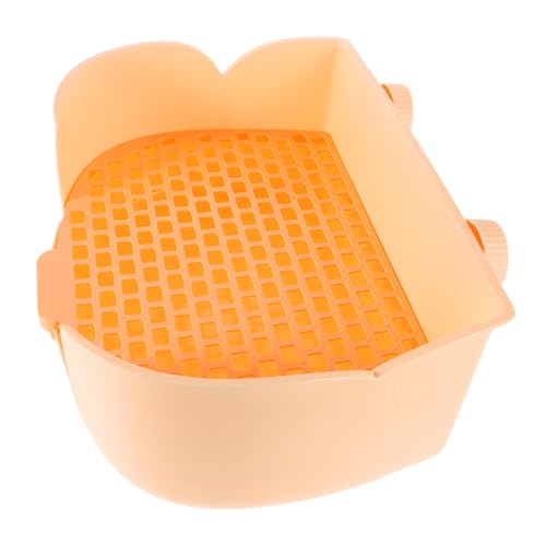 Supvox Große Kaninchentoilette aus Langlebigem Kunststoff für Kleintiere Wie Meerschweinchen und Chinchillas Fördert die Richtige Nutzung und Einfache Passt Verschiedene Käfige Supvox Große Kaninchentoilette aus Langlebigem Kunststoff für Kleintiere Wie Meerschweinchen und Chinchillas Fördert die Richtige Nutzung und Einfache Passt Verschiedene Käfige von Supvox