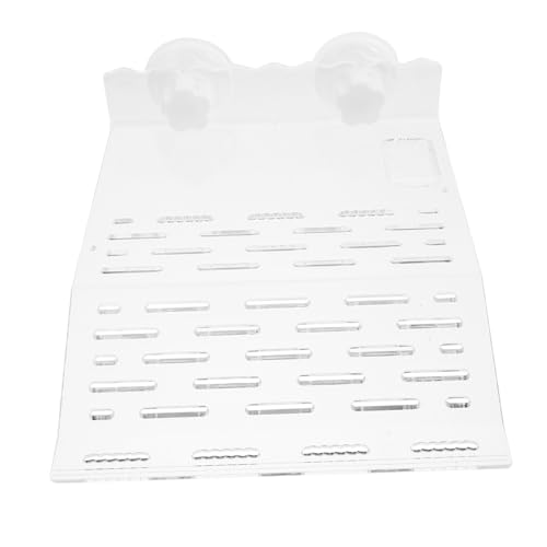 Supvox Große Schildkröten Terrasse mit Futtertrog Transparent rutschfeste Reptilien Plattform für Terrarium Aquarium Zubehör zum Sonnenbaden und Klettern für Wasserschildkröten Supvox Große Schildkröten Terrasse mit Futtertrog Transparent rutschfeste Reptilien Plattform für Terrarium Aquarium Zubehör zum Sonnenbaden und Klettern für Wasserschildkröten von Supvox