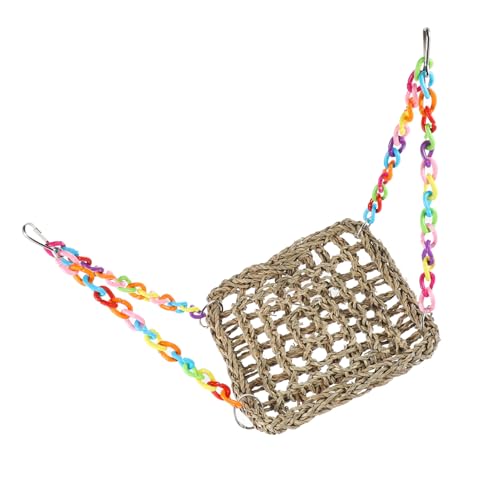 Supvox Lovely Parrot Mat Naturbelassene Gras-hängematte Für Papageien Dekoratives Kletternetz Spielzeug Für Vögel Und Kleine Haustiere Stressreduzierendes Zubehör Für Vogelheim Supvox Lovely Parrot Mat Naturbelassene Gras-hängematte Für Papageien Dekoratives Kletternetz Spielzeug Für Vögel Und Kleine Haustiere Stressreduzierendes Zubehör Für Vogelheim von Supvox