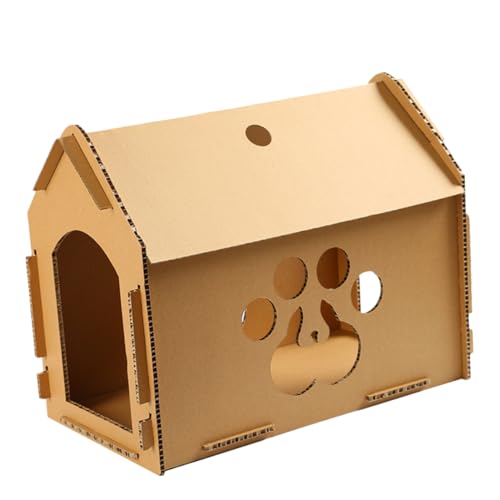 Supvox Halboffenes Kratzhaus Für Katzen DIY Kratzbrett Aus Wellpappe Für Katzen Und Kratzen Fördert Die Gesundheit Ihrer Und Schützt Möbel Supvox Halboffenes Kratzhaus Für Katzen DIY Kratzbrett Aus Wellpappe Für Katzen Und Kratzen Fördert Die Gesundheit Ihrer Und Schützt Möbel von Supvox