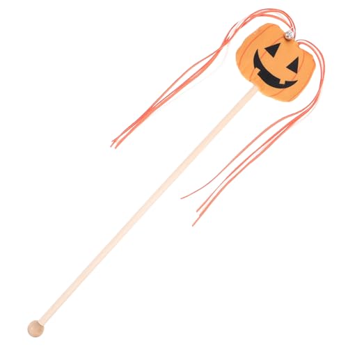 Supvox Halloween Katzen Spielangel mit Kürbis Design Interaktives Katzenspielzeug zum Anregen und Beschäftigen Robust Kratzfest Katzen Beliebtes Kauspielzeug für Kätzchen und Supvox Halloween Katzen Spielangel mit Kürbis Design Interaktives Katzenspielzeug zum Anregen und Beschäftigen Robust Kratzfest Katzen Beliebtes Kauspielzeug für Kätzchen und von Supvox