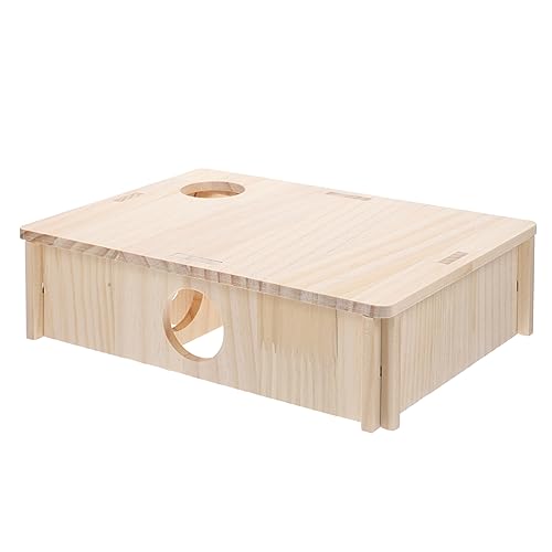Supvox Hamster Bricht Durch Das Ratte Käfig Im Freien Hamsterbereicherung Guinea Drinnen Liner Aktivitätsspielzeug Für Hamster Spielzeughamster Tierheim Für Meerschweinchen Hölzern von Supvox