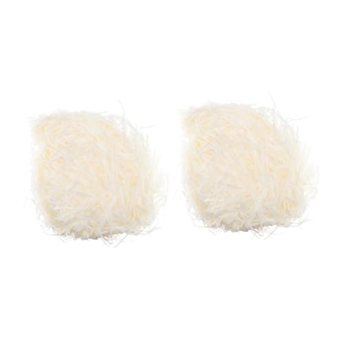 Supvox Hamster Einstreu aus Beuteln Beige Papierstreu Weiches Sicheres Nestmaterial für Kleine Haustiere Wie Hamster Kaninchen Meerschweinchen und Chinchillas Staubfreie Lang Haltbare von Supvox