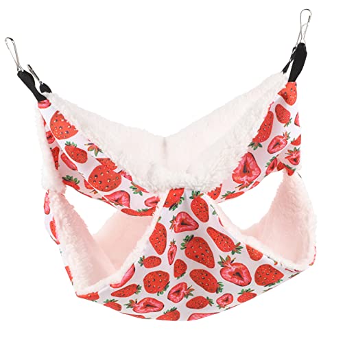 Supvox Hamster Etagenhängematte Haustiere schlafen hängematte Kiste Bett Hamsterkäfig hamsterbett Hamster Spielzeug Eichhörnchen-Hängematte Warmhaltende Hamsterhängematte Polarfleece Rosa Supvox Hamster Etagenhängematte Haustiere schlafen hängematte Kiste Bett Hamsterkäfig hamsterbett Hamster Spielzeug Eichhörnchen-Hängematte Warmhaltende Hamsterhängematte Polarfleece Rosa von Supvox