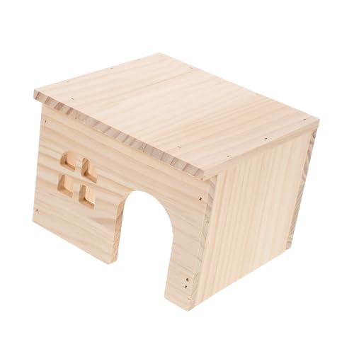 Supvox Hamster Futter und Versteckplattform aus Naturholz Multifunktionales Kleintierhaus mit Klettermöglichkeiten und Tunneln Sicherer Rückzugsort für Hamster Chinchillas und Kleine Supvox Hamster Futter und Versteckplattform aus Naturholz Multifunktionales Kleintierhaus mit Klettermöglichkeiten und Tunneln Sicherer Rückzugsort für Hamster Chinchillas und Kleine von Supvox