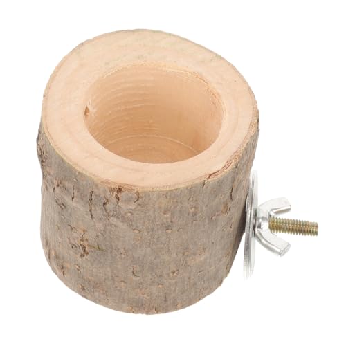 Supvox Eleganter Futternapf Aus Holz für Chinchillas Großes Fassungsvermögen Futternapf für Hamster Verschleißfest Waschbar Supvox Eleganter Futternapf Aus Holz für Chinchillas Großes Fassungsvermögen Futternapf für Hamster Verschleißfest Waschbar von Supvox