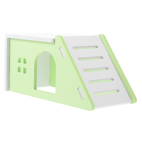 Supvox Hamster Haus Holz Hideout Kleintier Versteck Hölzernes Mehrkammernhaus Für Hamster Meerschweinchen Chinchilla Dwarf Kaninchen Und Spielhaus Grün Supvox Hamster Haus Holz Hideout Kleintier Versteck Hölzernes Mehrkammernhaus Für Hamster Meerschweinchen Chinchilla Dwarf Kaninchen Und Spielhaus Grün von Supvox