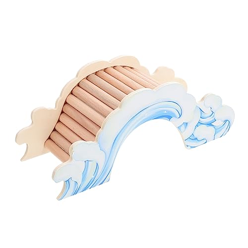 Supvox Chinchilla-Spielzeug Holzleiter Filigranes Design Geistiger Spaß Und Bewegung Für Kleintiere von Supvox