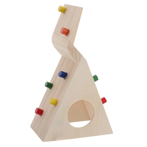 Supvox Hamster Kletterspielzeug Tierhaus Hamsterplattform Hamsterregal Kleintierleiter Hamsterspielzeug Röhren An Den Seiten Hamsterhütte Kleines Übungsspielhaus Leitern von Supvox