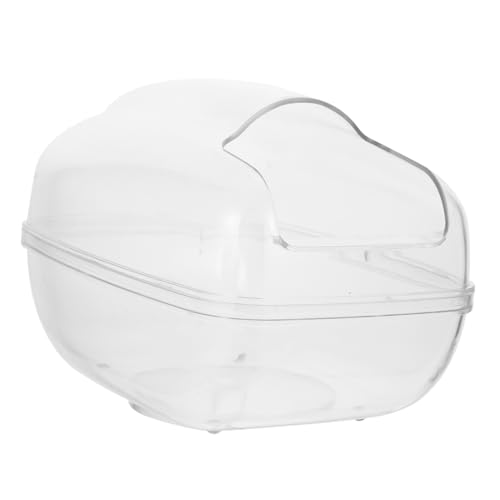 Supvox Haustierbadewanne Mit Glatter Kante Chinchilla-badehaus Hamster-sandbadbehälter – Design Aus Stabilem Kunststoff Tierkäfigzubehör von Supvox