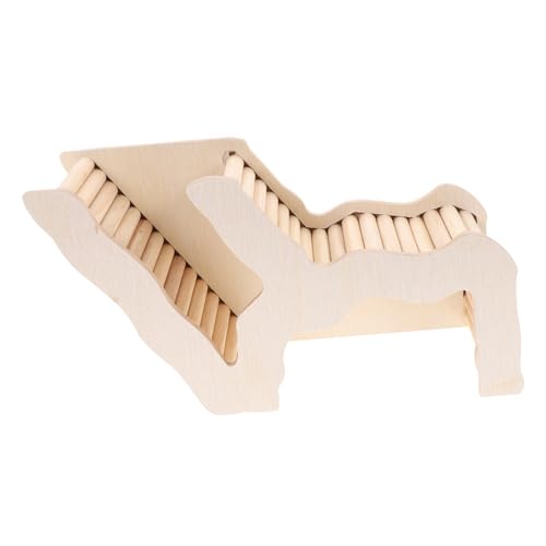 Supvox Hamster Versteck Haus aus Holz mit Leiter Kleines Versteck für Hamster und Kleine Haustiere Langebiges Nest DIY Bemalbar Supvox Hamster Versteck Haus aus Holz mit Leiter Kleines Versteck für Hamster und Kleine Haustiere Langebiges Nest DIY Bemalbar von Supvox