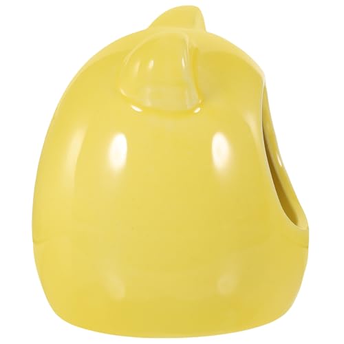 Supvox Hamster hamsterspielzeug hamsterzubehör Hamster Behausung Hamster Schlafplatz Käfig Einstreu für Hamster Tiere Hamsternest für meerschweinchen Kühlnest aus Keramik Yellow Supvox Hamster hamsterspielzeug hamsterzubehör Hamster Behausung Hamster Schlafplatz Käfig Einstreu für Hamster Tiere Hamsternest für meerschweinchen Kühlnest aus Keramik Yellow von Supvox