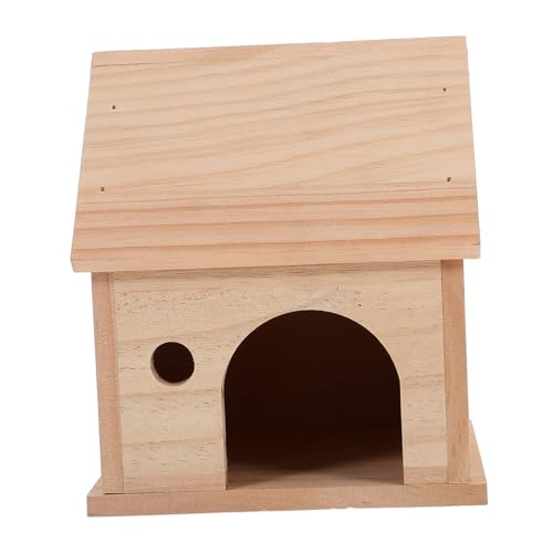 Supvox Hamsterhaus Holz Hideout Kleintier Versteck Naturholz Spielhaus Meerschweinchen Hideaway Sicherer Schlafplatz und Rückzugsort für Kleine Haustiere Dekoratives Holzhaus Supvox Hamsterhaus Holz Hideout Kleintier Versteck Naturholz Spielhaus Meerschweinchen Hideaway Sicherer Schlafplatz und Rückzugsort für Kleine Haustiere Dekoratives Holzhaus von Supvox