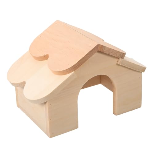 Supvox Hamsterhaus aus Holz Kleines Nagerversteck Robustes Spielhaus für Hamster Chinchilla Eichhörnchen Praktisches Hideout für Schlaf und Spiel als für Kleintierbesitzer Supvox Hamsterhaus aus Holz Kleines Nagerversteck Robustes Spielhaus für Hamster Chinchilla Eichhörnchen Praktisches Hideout für Schlaf und Spiel als für Kleintierbesitzer von Supvox