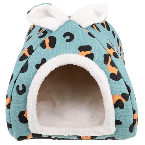Supvox Hamsternest nagerhaus kleintierhaus Hamster Schlafkissen Chinchillahöhle Hund meerschweinchen Bett multifunktionales Chinchillabett Hamsterhaus für den Haushalt Flanell von Supvox