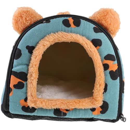 Supvox Hamsterverstecke Versteck Nest Warmes Bett für Ratten Cartoon-hamsterhaus Waschbarer Käfig Gemütliches Hamsternest von Supvox