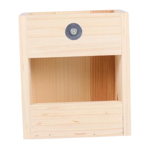 Supvox Hochwertiger Futternapf Aus Holz – Futternapf Und Heuraufe Futtermatte Für Kaninchen Sicher Für Kleintiere von Supvox