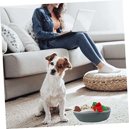Supvox Haushalt Hundespielzeug Intelligenzspielzeug mit Quietscher Langlebiges Schnüffel Buddelspielzeug für Kleine bis Große Hunde Langsames Füttern zur Stressreduktion Waschbar und von Supvox