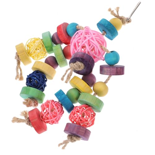 Supvox Vogelspielzeug Für Nymphensittiche Sicheres Kauspielzeug Für Papageien Buntes Design Für Sittiche Vögel Zufällige Farbe von Supvox