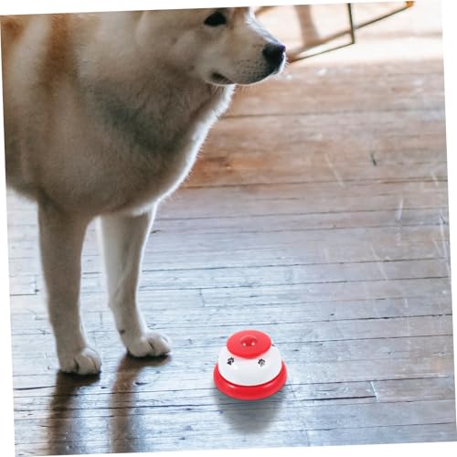 Supvox Haustier Trainingsklingel für Hunde und Katzen Robustes Kunststoffspielzeug Interaktive Trainingsglocke für Welpen Langlebig Einfach zu Bedienen für Indoor Training und Supvox Haustier Trainingsklingel für Hunde und Katzen Robustes Kunststoffspielzeug Interaktive Trainingsglocke für Welpen Langlebig Einfach zu Bedienen für Indoor Training und von Supvox