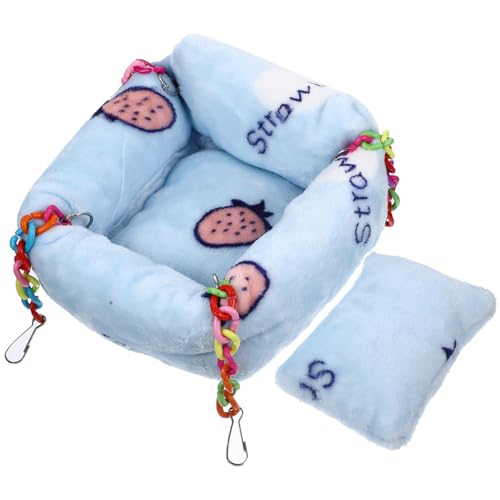 Supvox Hängendes Meerschweinchenbett Chinchilla-hängematte Weiches Baumwollbett Für Rattenbedarf Warmes Versteck von Supvox