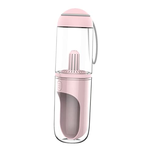 Supvox Becher für Haustiere pet Water Bottle Trinkflasche für Haustiere Trinkflasche für Hunde Trinkflasche für Katzen die Katze Wasserflasche Outdoor-Hund Trinkbrunnen Reisen Abs Rosa von Supvox