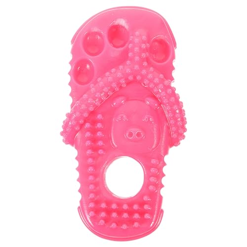 Supvox Dog Chew Toy Slipper-Form Langlebiges TPR-Material Für Welpen Und Kleine Hunde Multifunktionales Spielzeug Zur Zahnreinigung Und Zahnpflege Design von Supvox