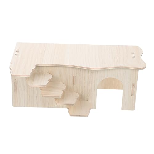Supvox Holz Hamsterhaus Mehrkammer Versteckspielzeug Natürliches Material Sicher Komfortables Schlafnest Für Mäuse Innenbereich Kleintier Spielplatz Supvox Holz Hamsterhaus Mehrkammer Versteckspielzeug Natürliches Material Sicher Komfortables Schlafnest Für Mäuse Innenbereich Kleintier Spielplatz von Supvox