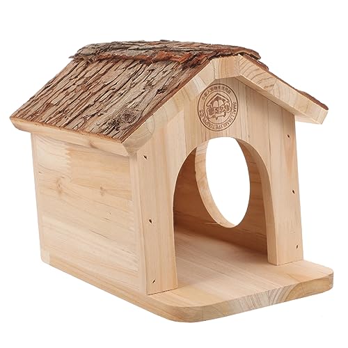 Supvox Holz Hamsterhaus Für Kleintiere Stabiler Rückzugsort Aus Massivem Holz Schlaf Und Spielstätte Passt Jeden Käfig Für Zwerghamster Chinchillas Und Mehr von Supvox