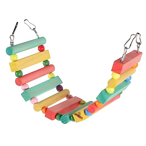 Supvox Holz Papagei Klettern Leiter Spielzeug Vogel Training Spielen Wählen Spielzeug Vogel Leiter Edelstahl Schnalle Supvox Holz Papagei Klettern Leiter Spielzeug Vogel Training Spielen Wählen Spielzeug Vogel Leiter Edelstahl Schnalle von Supvox