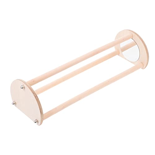 Supvox Papagei Stehen Stick Spiegel Vogel Käfig Zubehör Holz Spielzeug für Übung Spaß Supvox Papagei Stehen Stick Spiegel Vogel Käfig Zubehör Holz Spielzeug für Übung Spaß von Supvox