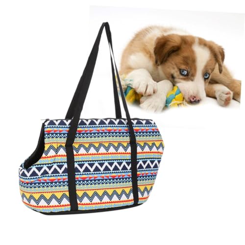 Supvox Tragetasche für Haustiere Umhängetasche für Hunde Reise-Rucksack Brustgurt Bequem und Atmungsaktiv Größe L Handtasche von Supvox