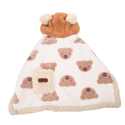 Supvox Winter Warm Pet Cape Atmungsaktive Hundedecke Für Hunde Komfortabler Bademantel Für Hunde Tragbare Robe Für Welpen von Supvox