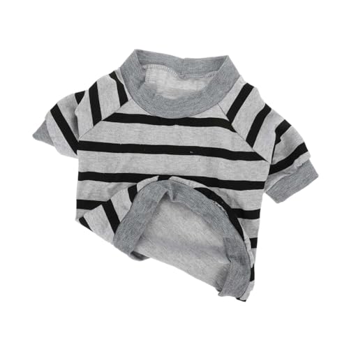 Supvox Pet Summer Shirt Für Hunde Und Katzen Und Bequemes T-Shirt Für Welpen Für Strandurlaub Und Fotoshootings Atmungsaktive Baumwolle Gestreift Supvox Pet Summer Shirt Für Hunde Und Katzen Und Bequemes T-Shirt Für Welpen Für Strandurlaub Und Fotoshootings Atmungsaktive Baumwolle Gestreift von Supvox