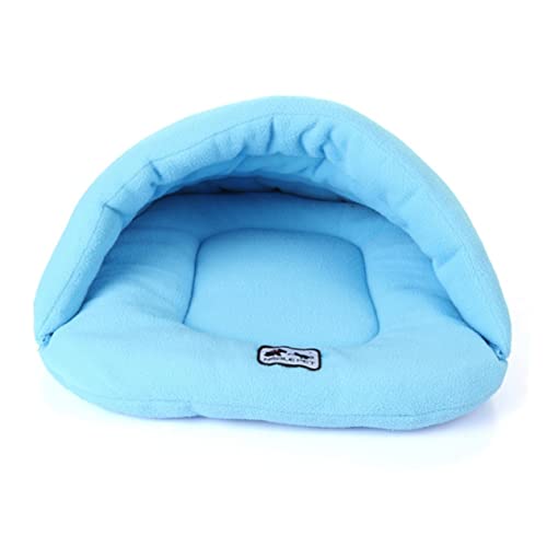 Supvox Haustierfreundlicher Warmer Schlafsack für Welpen Katzen Kätzchen Hundebett Plüsch mit Baumwolle Gepolstertes Zwinger-nestpolster Kuschelige Matte für Haustiere Himmel Supvox Haustierfreundlicher Warmer Schlafsack für Welpen Katzen Kätzchen Hundebett Plüsch mit Baumwolle Gepolstertes Zwinger-nestpolster Kuschelige Matte für Haustiere Himmel von Supvox