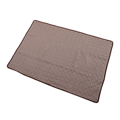 Supvox Hundekühlmatte aus Ice Silk Selbstkühlende Decke für Haustiere Leicht für Sommer und Reisen Geeignet für Hunde und Katzen Braun Supvox Hundekühlmatte aus Ice Silk Selbstkühlende Decke für Haustiere Leicht für Sommer und Reisen Geeignet für Hunde und Katzen Braun von Supvox