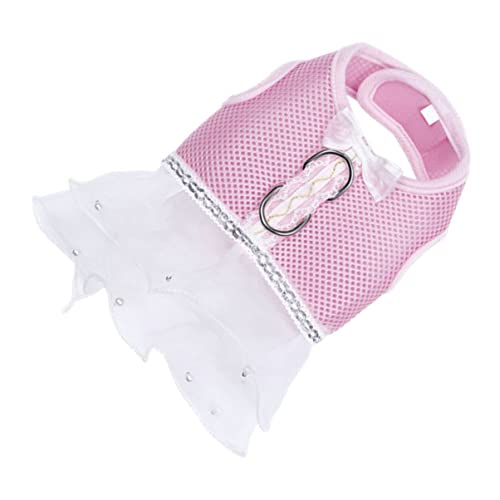 Supvox 1stücke Warme Haustierkleidung Mesh Mantel Mit Pom Pom Für Welpen Hund Katze Winterkostüm s Rosa Zum Spazierengehen Und Fotografieren von Supvox