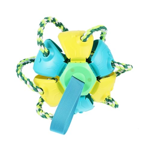 Supvox Hundespielzeug Fliegender Wurfbäll aus Beißfestem Material Interaktives Outdoor für Hunde Cartoon Design Langlebig und Unterhaltsam Gelb Blau Supvox Hundespielzeug Fliegender Wurfbäll aus Beißfestem Material Interaktives Outdoor für Hunde Cartoon Design Langlebig und Unterhaltsam Gelb Blau von Supvox