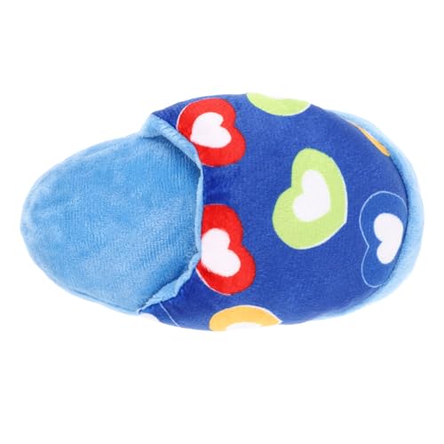 Supvox Squeaky Dog Toy Slipper-Form Interaktives Kauspielzeug Für Hunde Langlebiges Plüschspielzeug Zur Zahnpflege Für Spielspaß Für Welpen Und Kleine Hunde von Supvox