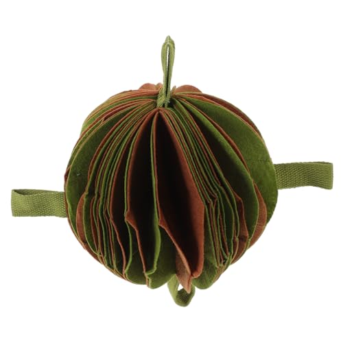 Supvox Hundespielzeug Snuffle Ball für Hunde Interaktives Futterversteckspielzeug zum Langsamen Fressen Fördert Gesunde Verdauung Langlebig in Grün und Braun Geeignet für Welpen und von Supvox