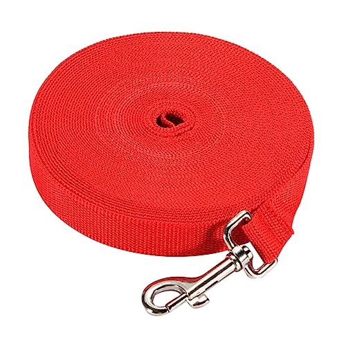 Supvox Trainieren Sie Ihren Hund Hundeleine für Das Training Von Haustieren Schnellverschluss 15 M Rot Gehorsamsleine für Das Training Von Haustieren Supvox Trainieren Sie Ihren Hund Hundeleine für Das Training Von Haustieren Schnellverschluss 15 M Rot Gehorsamsleine für Das Training Von Haustieren von Supvox